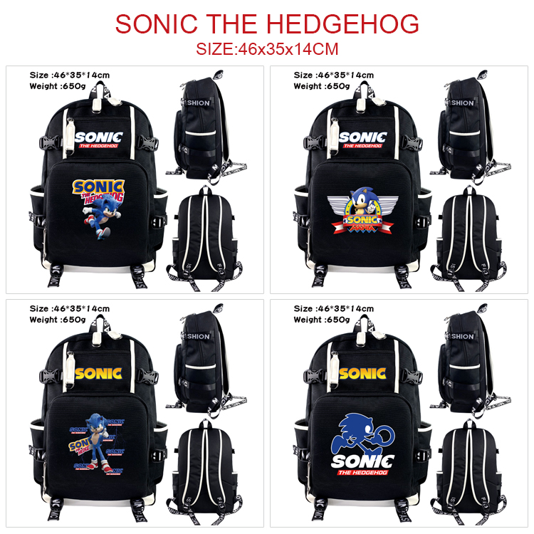 Sonic anime bag 46*35*14cm