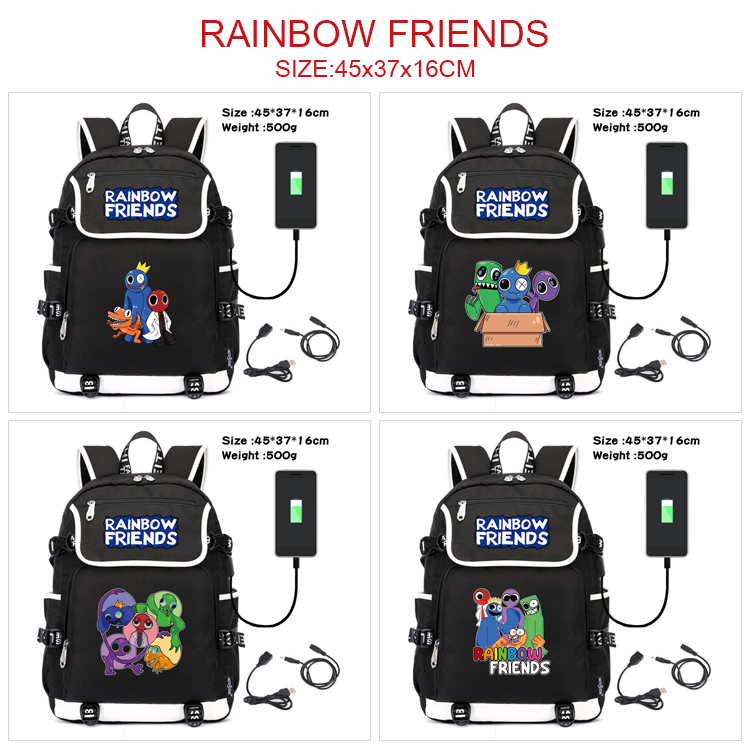 rainbow friends anime bag