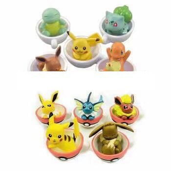 Pokemon anime figure 5cm 5pcs a set