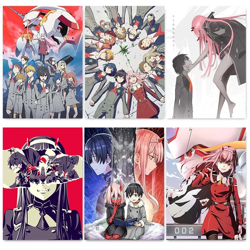 Darling in the Franxx anime painting 30x40cm(12x16inches)