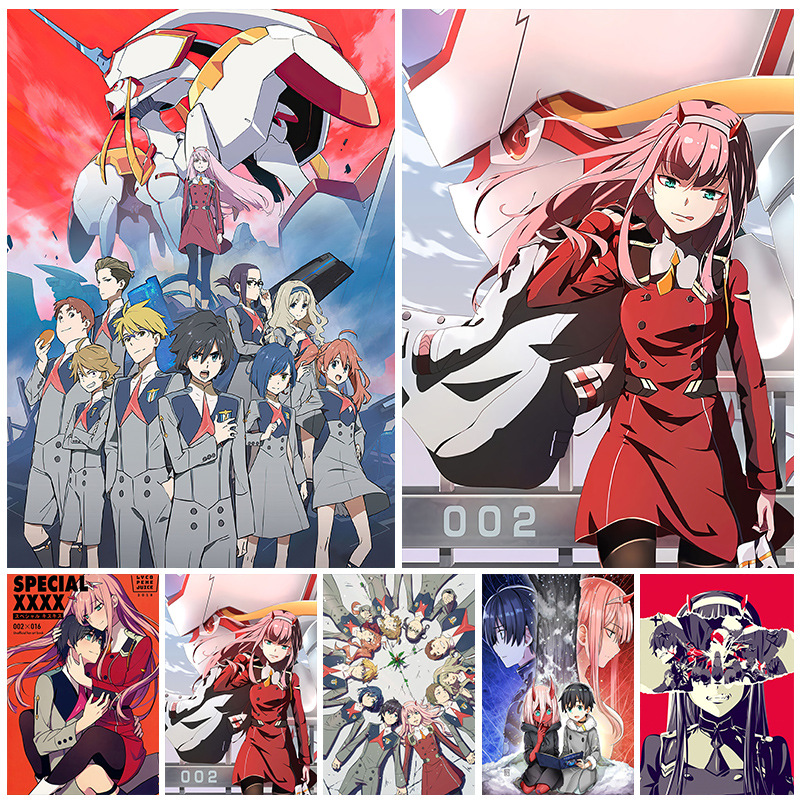Darling in the Franxx anime painting 30x40cm(12x16inches)