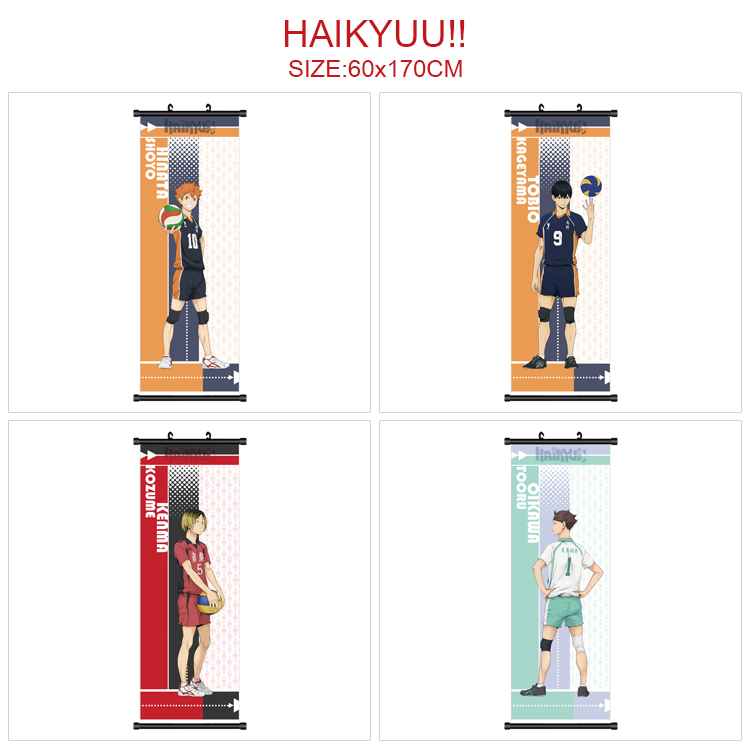 Haikyuu anime wallscroll 60*170cm
