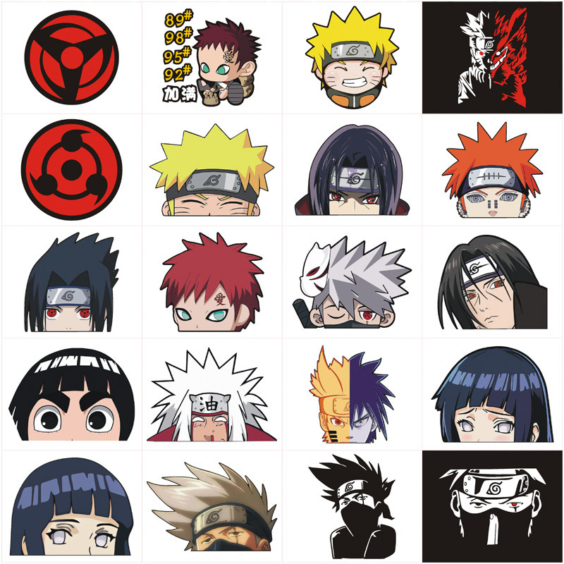 Naruto anime car sticker