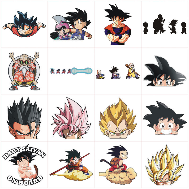 Dragon Ball anime car sticker