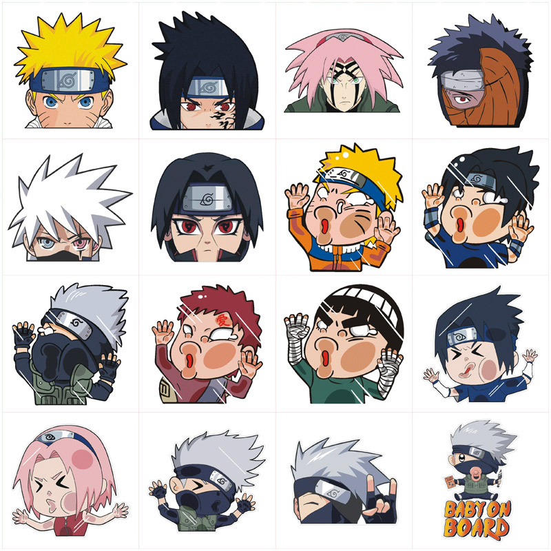 Naruto anime car sticker