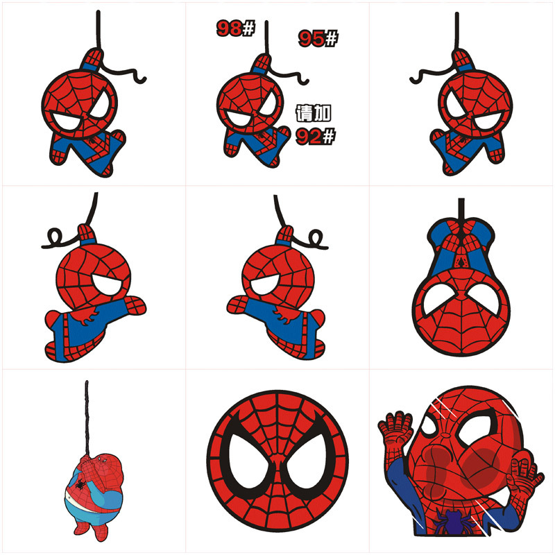 spider man anime car sticker