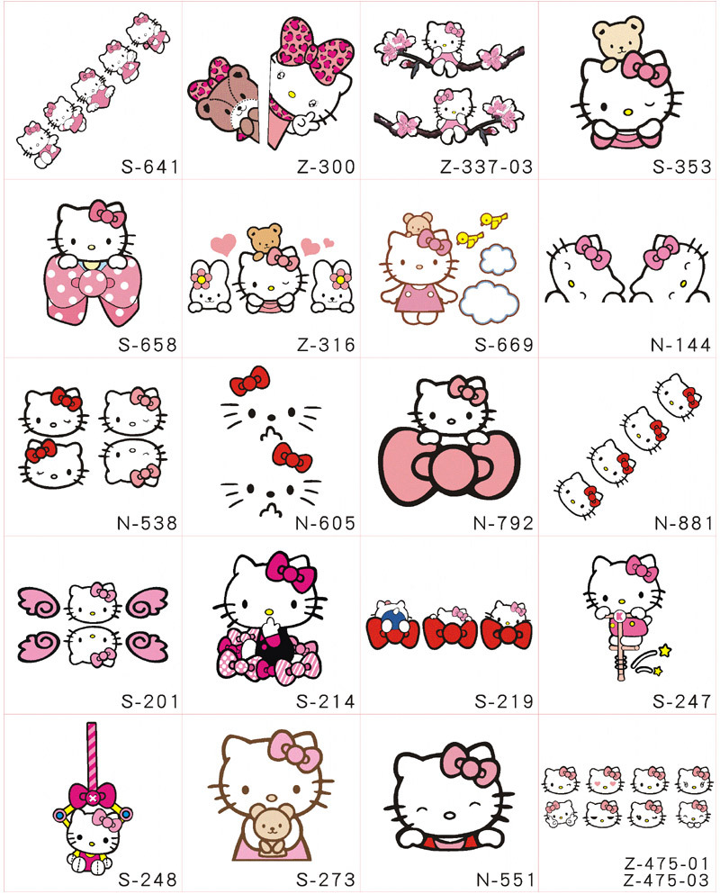 helloKitty anime car sticker