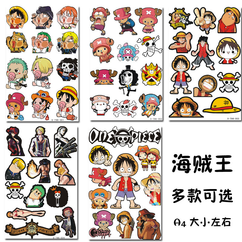 One piece anime car sticker