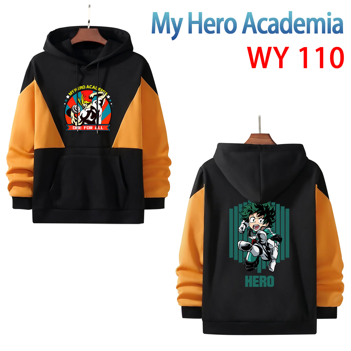 My Hero Academia anime hoodie