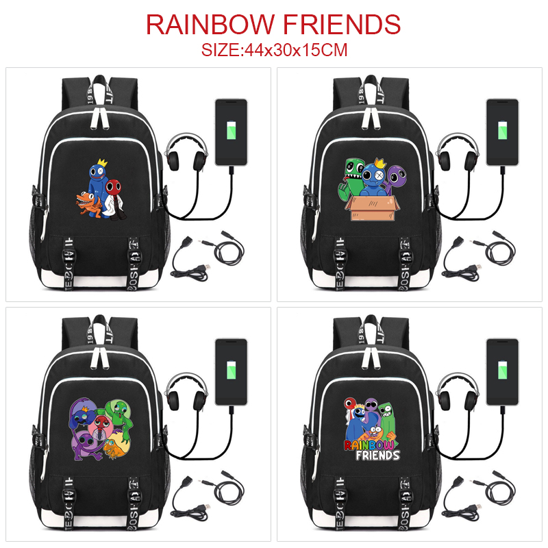 rainbow friends anime bag