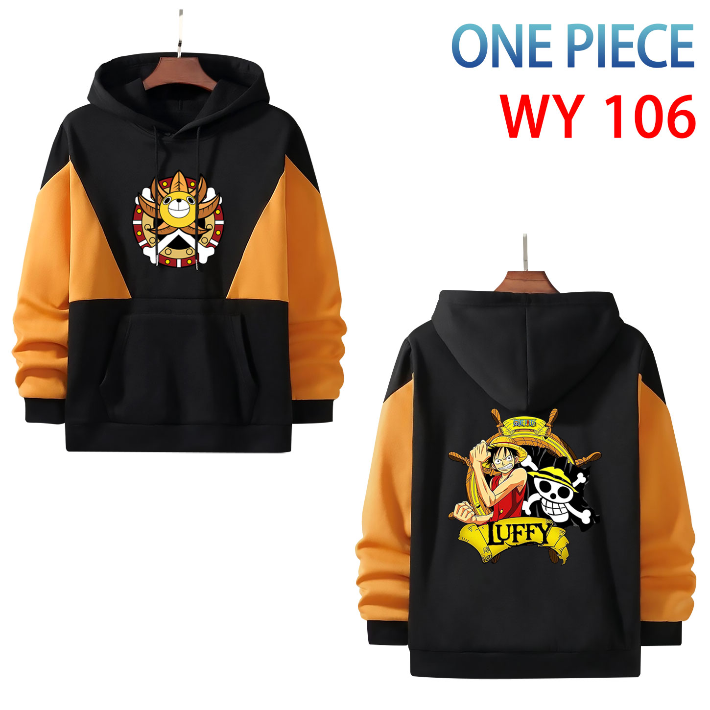 One piece anime hoodie