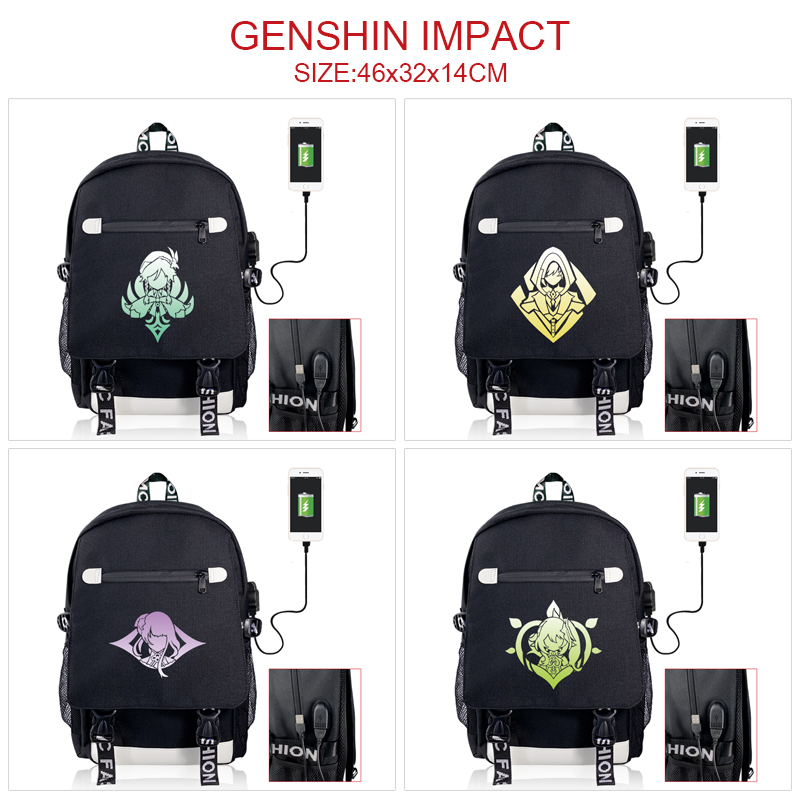 Genshin Impact anime bag