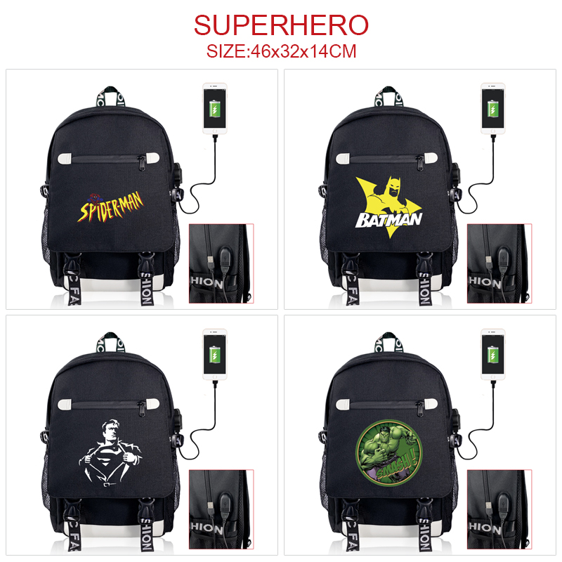 Superhero anime bag