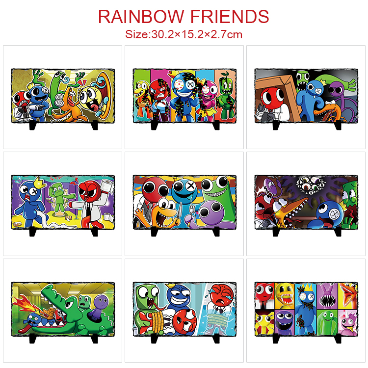 rainbow friends anime painting