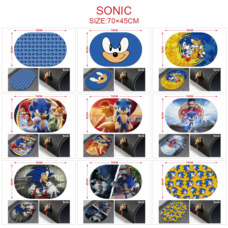 Sonic anime desk pad 70*45cm