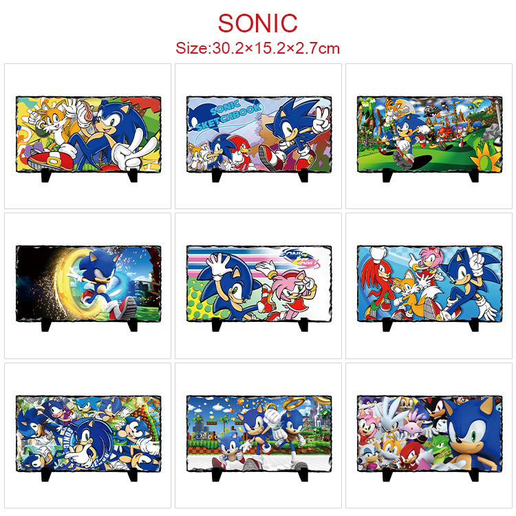 Sonic anime painting