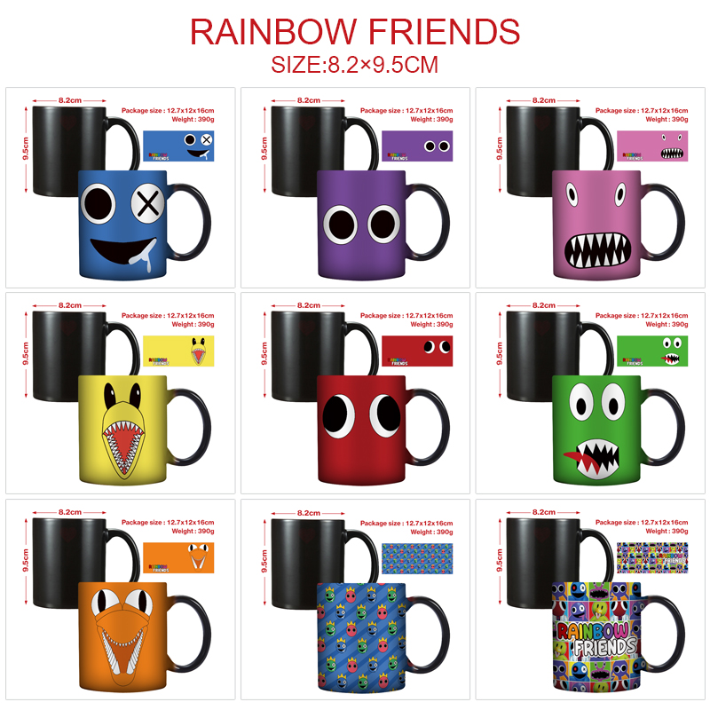 rainbow friends anime cup 400ml