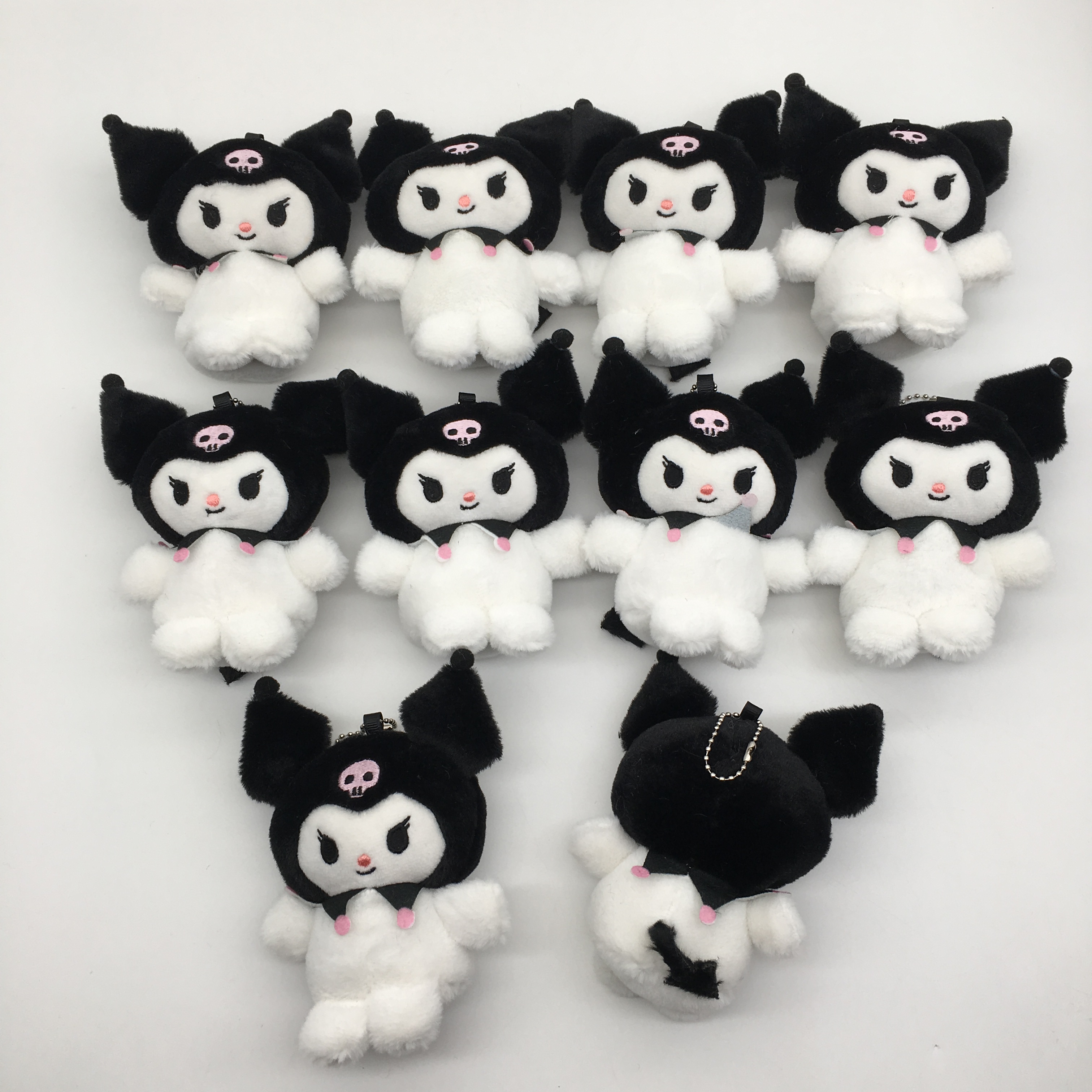 Kuromi anime Plush toy 14cm 10 pcs a set