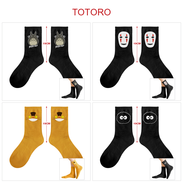 TOTORO anime socks 5 pcs a set