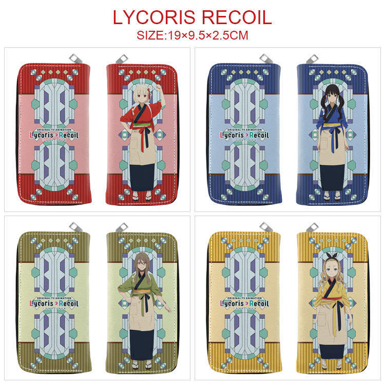 Lycoris Recoil  anime wallet 19*9.5*2.5cm