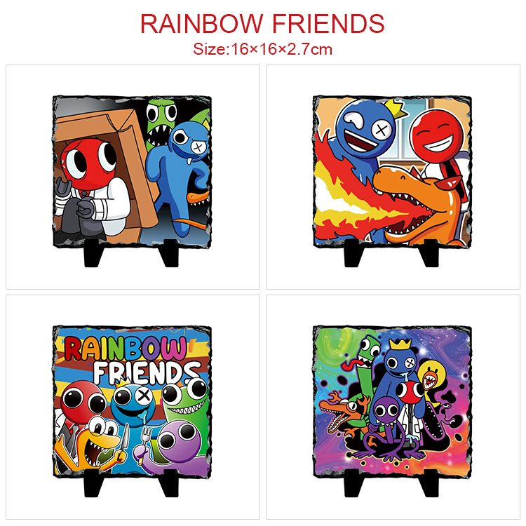 rainbow friends anime painting