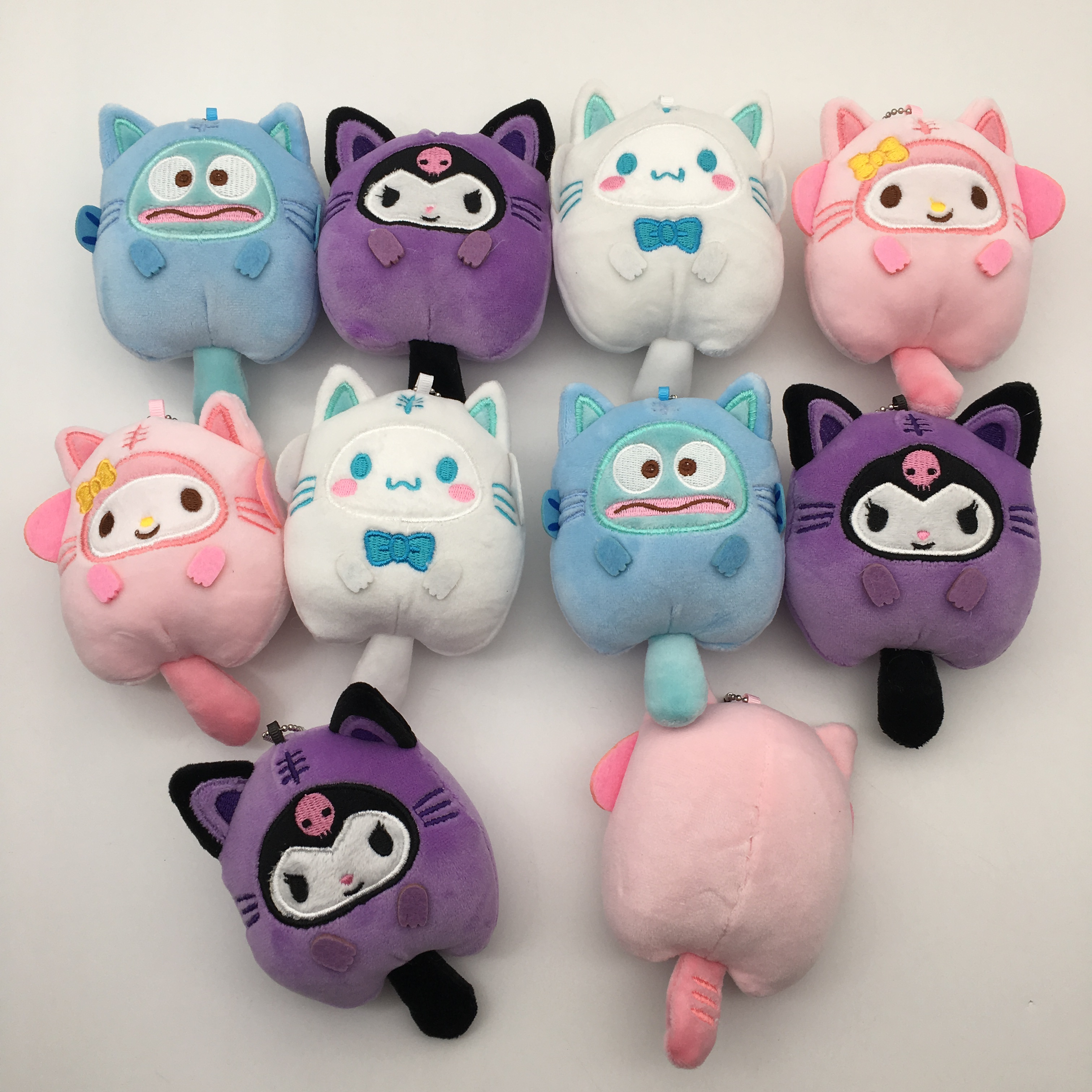 Kuromi anime Plush toy 11cm 10 pcs a set