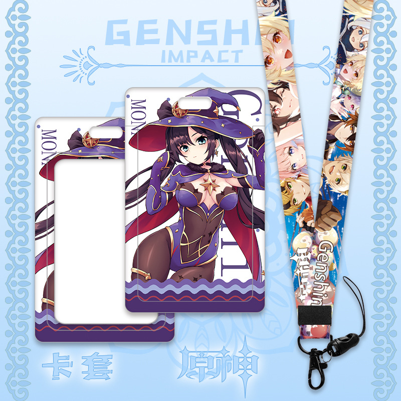 Genshin Impact anime lanyard phonestrap