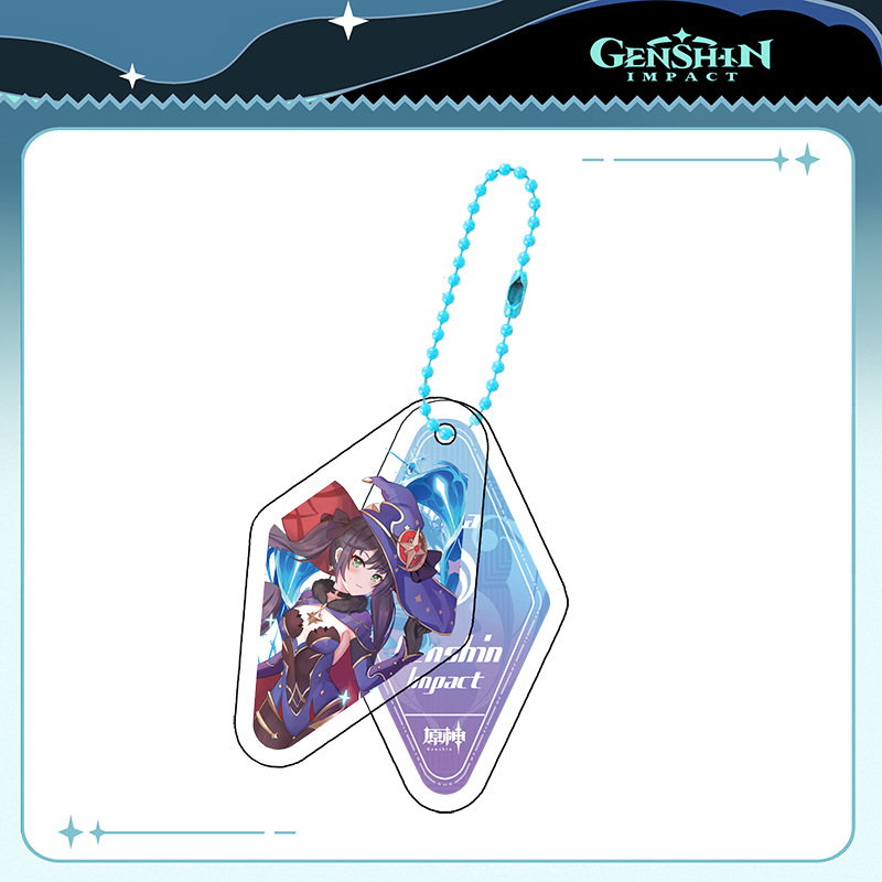 Genshin Impact anime keychain