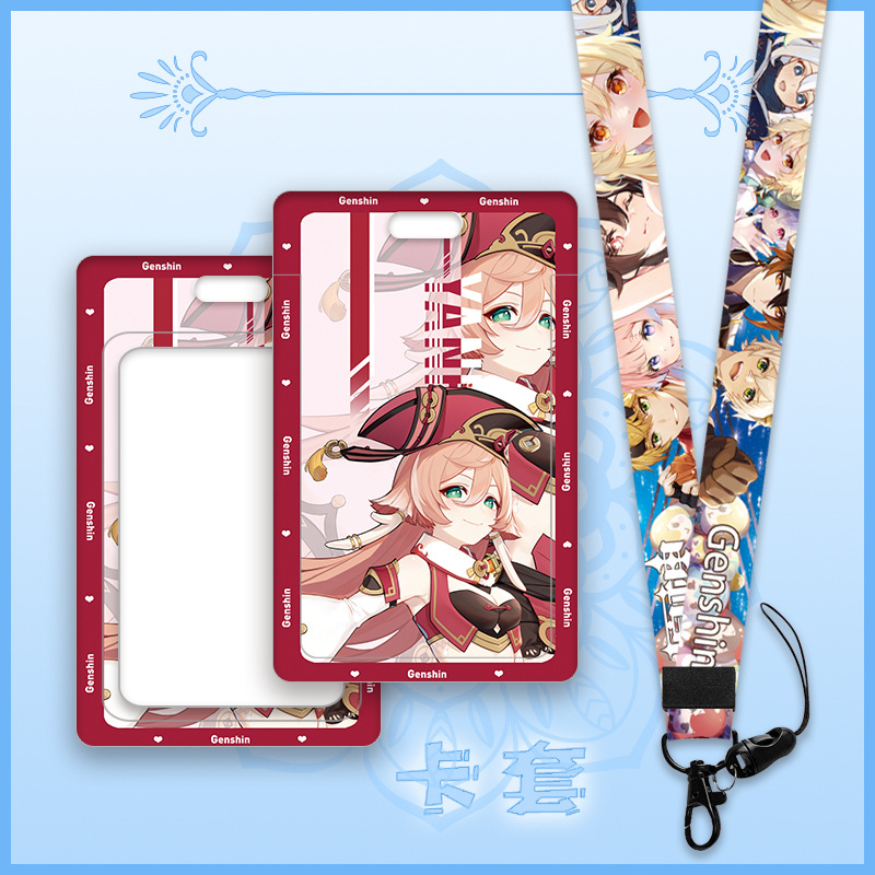 Genshin Impact anime lanyard phonestrap