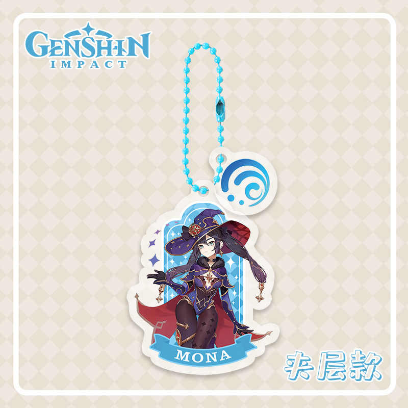 Genshin Impact anime keychain