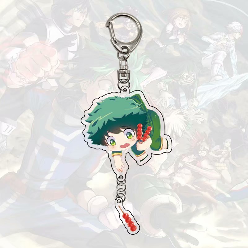 My Hero Academia anime keychain