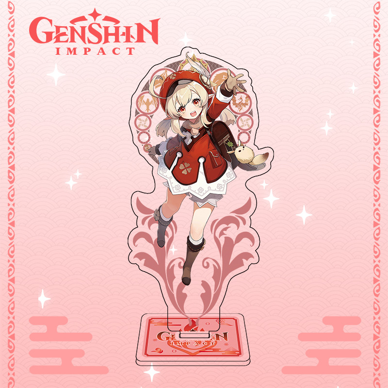 Genshin Impact anime Standing Plates 15cm