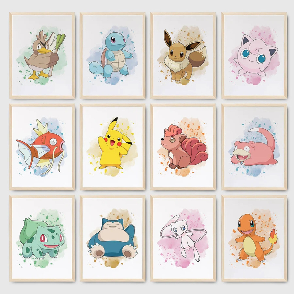 Pokemon anime painting 30x40cm(12x16inches)