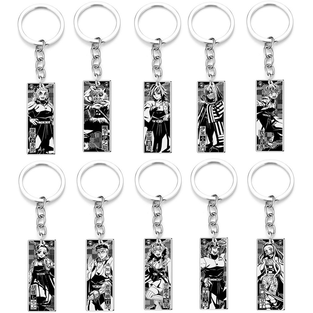 demon slayer kimets anime keychain