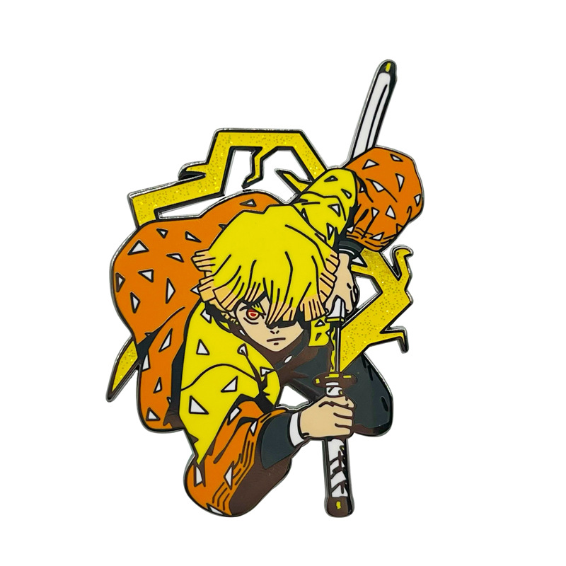 demon slayer kimets anime pin