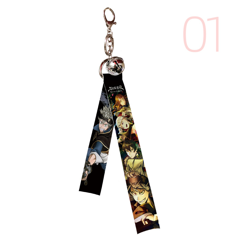 Black Clover anime keychain