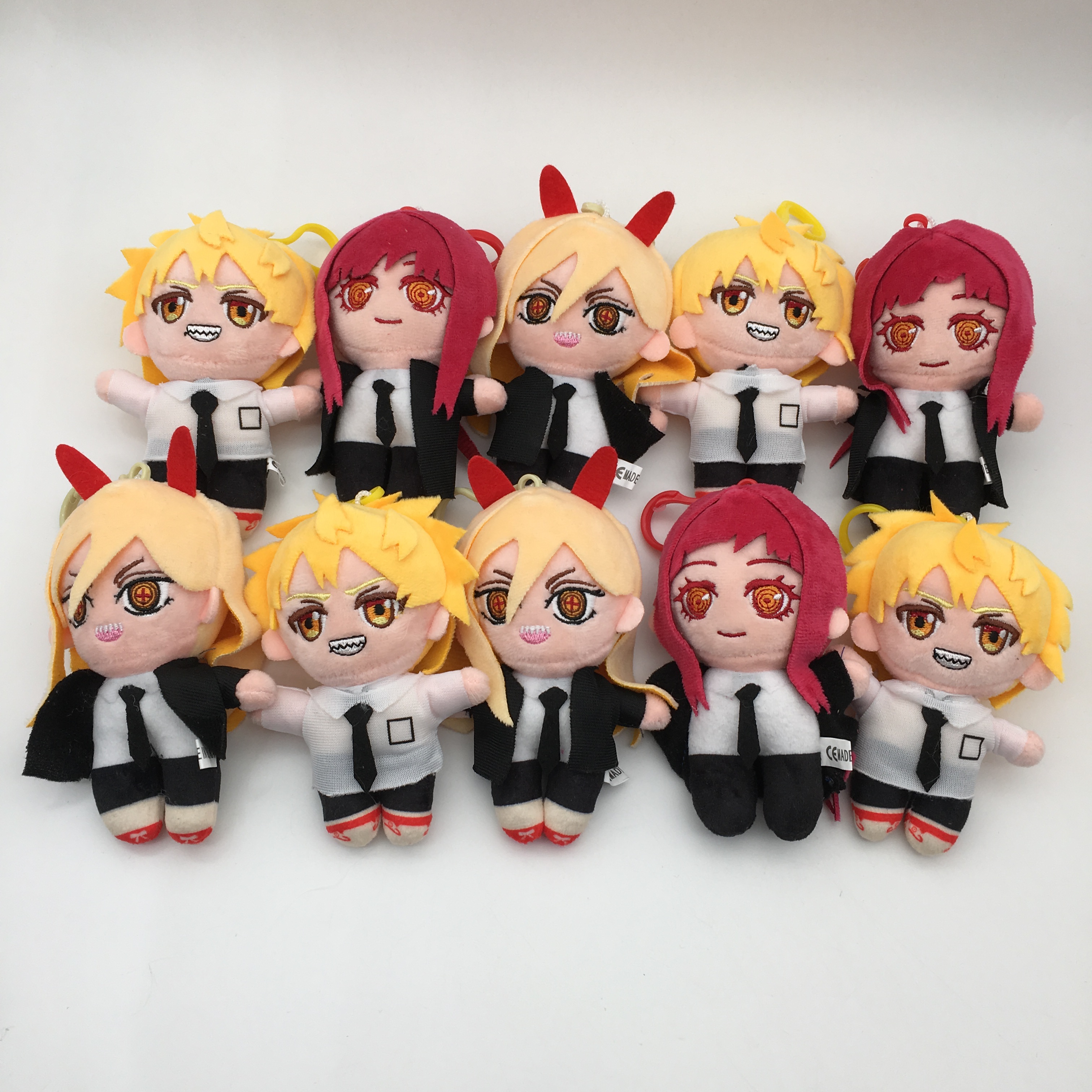 chainsaw man anime Plush toy 14cm 10 pcs a set