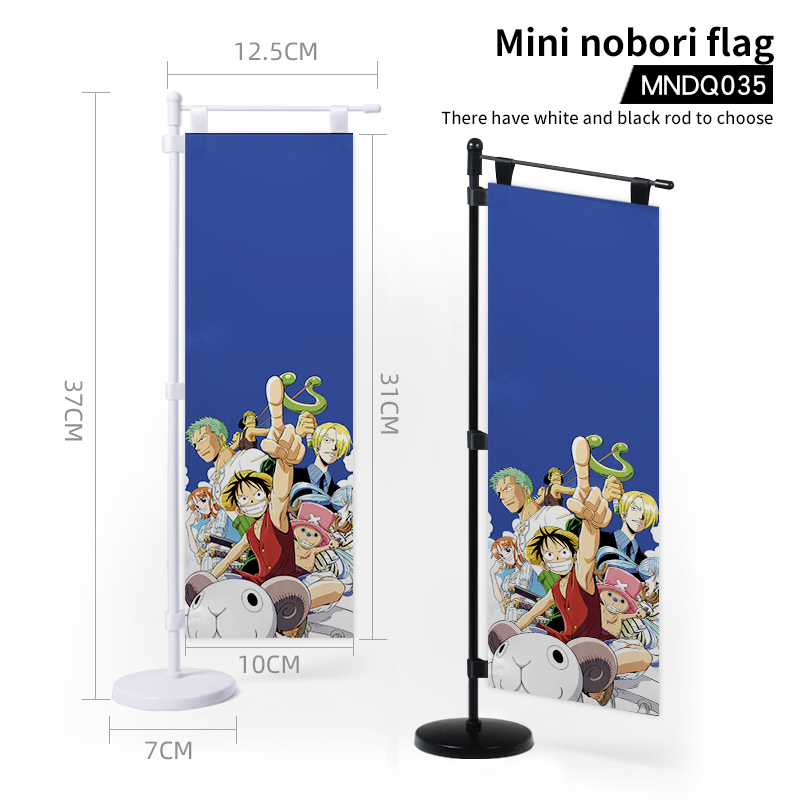 One piece anime mini nobori flag