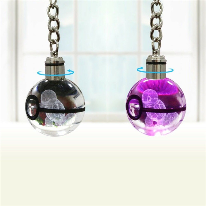 Pokemon anime Keychain light