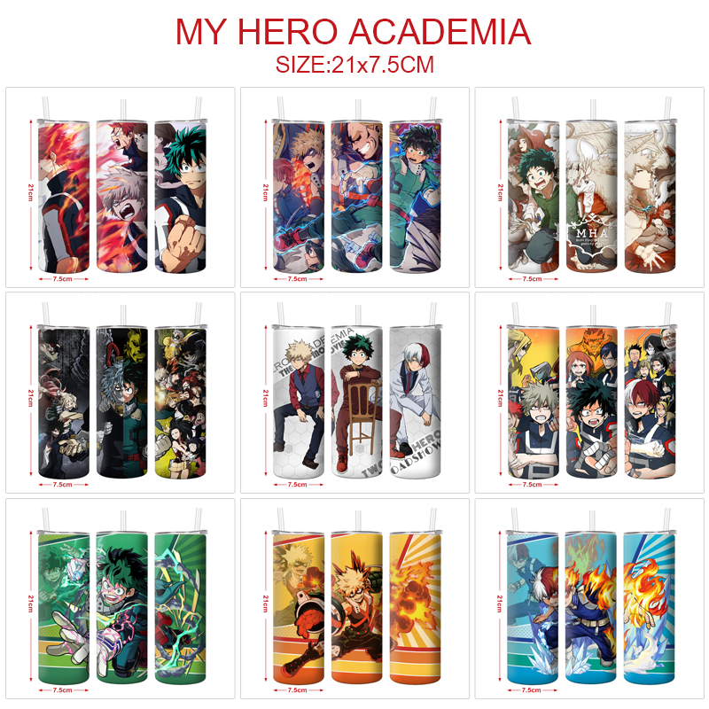 My Hero Academia anime vacuum cup