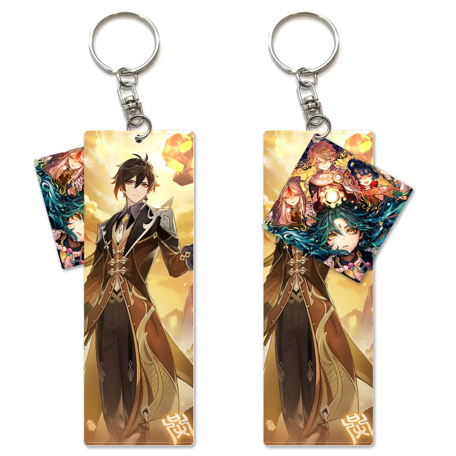 Genshin Impact anime keychain