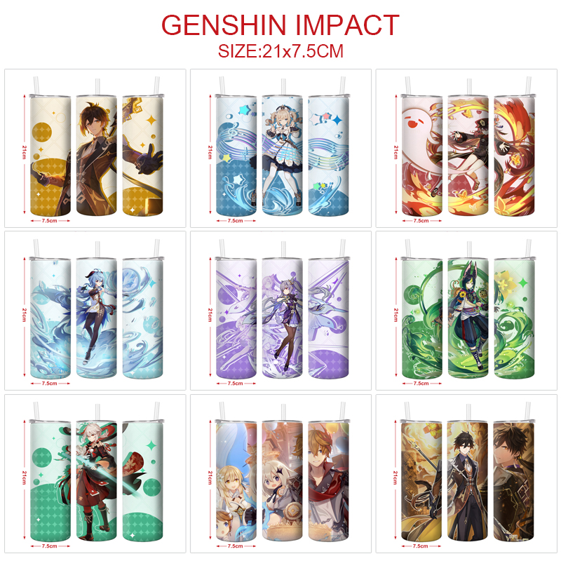 Genshin Impact anime vacuum cup