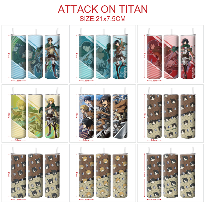 Attack On Titan anime vacuum cup