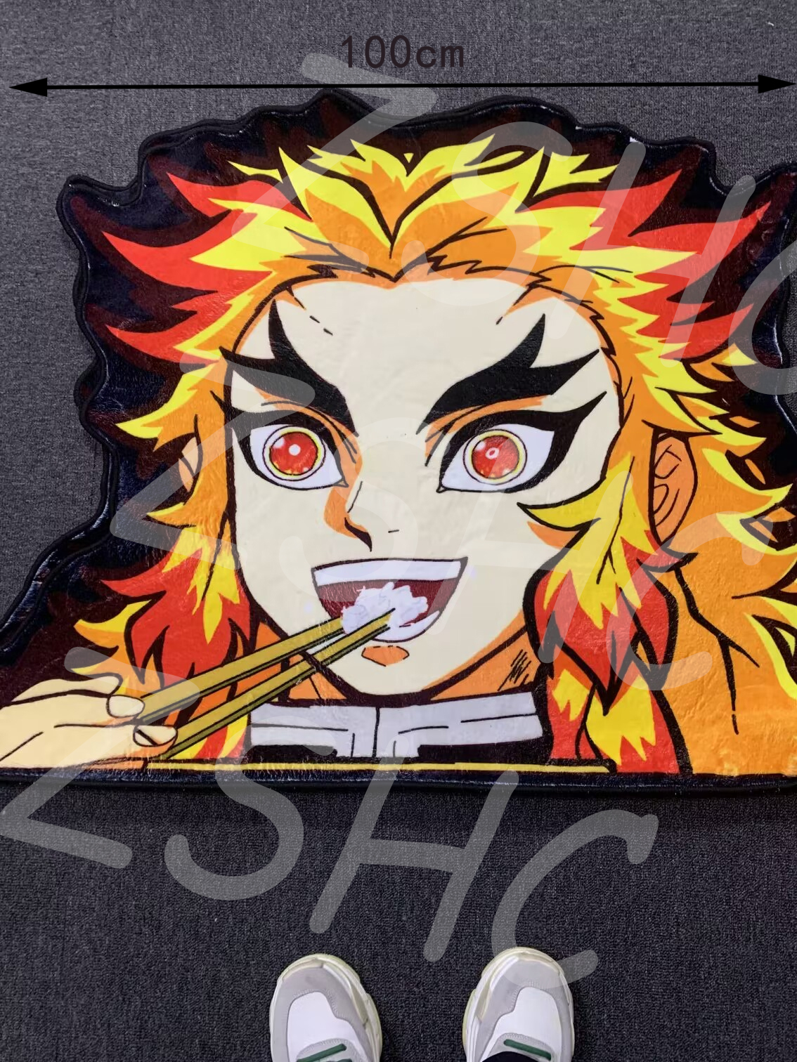 demon slayer kimets anime carpet 100cm