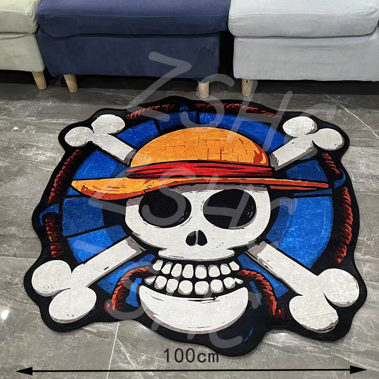 One piece anime carpet 100cm