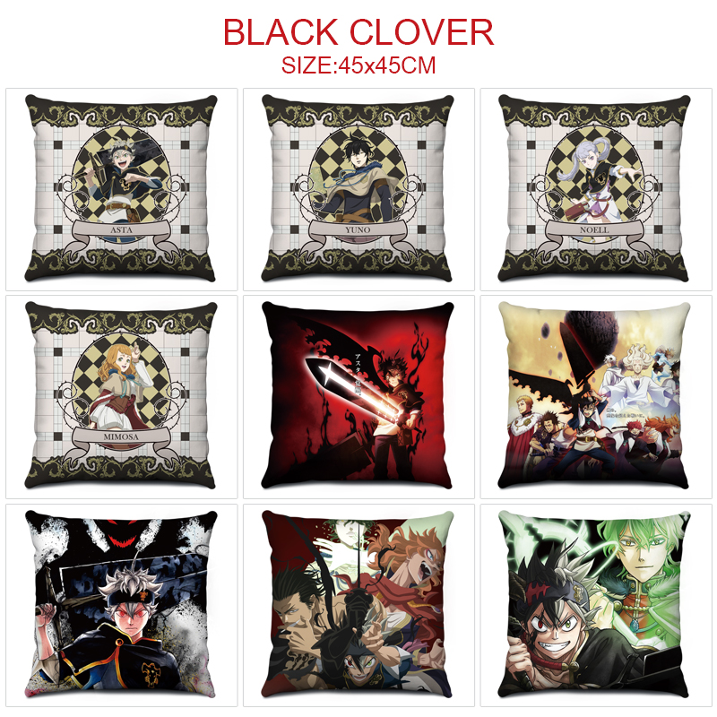 Black Clover anime cushion 45*45cm