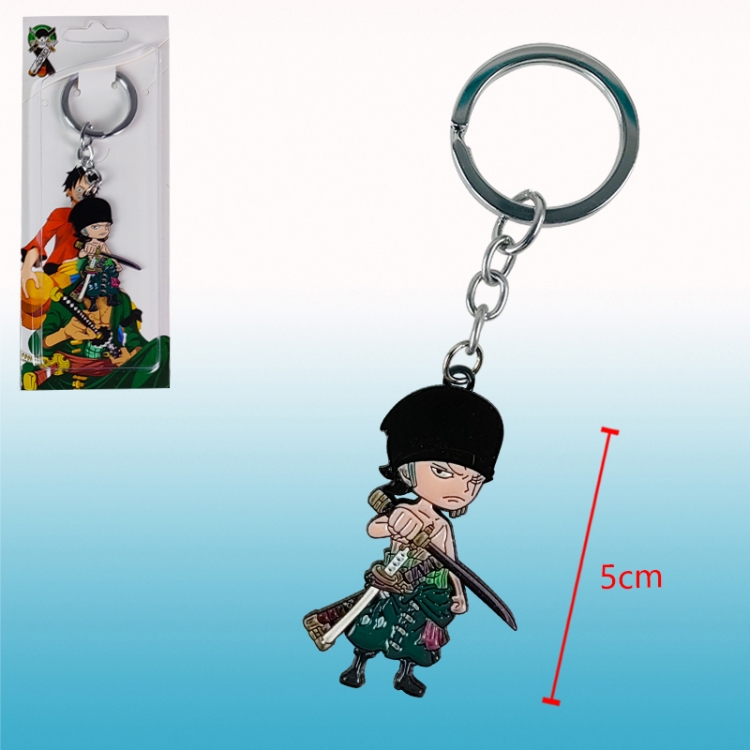 One piece anime keychain