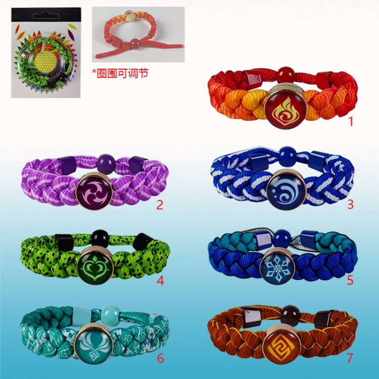 Genshin Impact anime bracelet