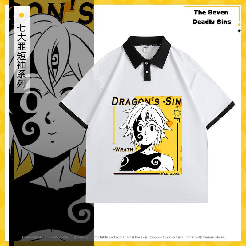 seven deadly sins anime T-shirt
