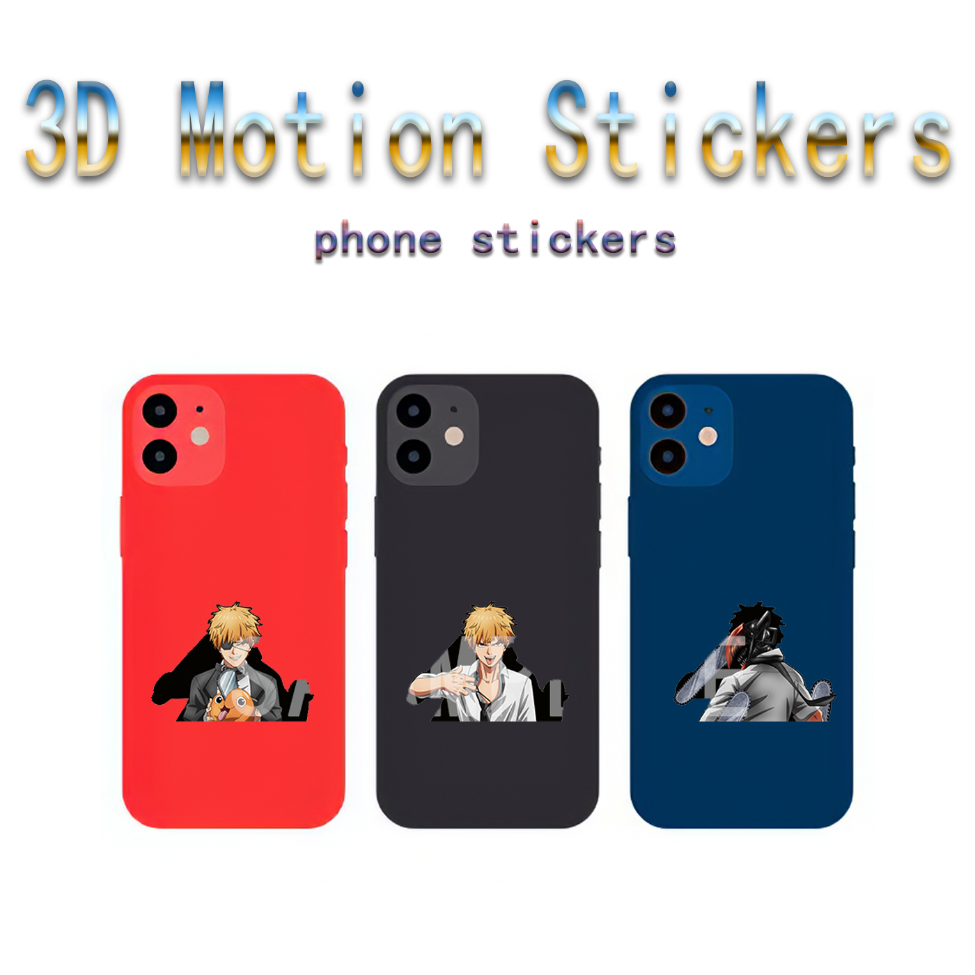 chainsaw man anime 3d sticker price for 10 pcs